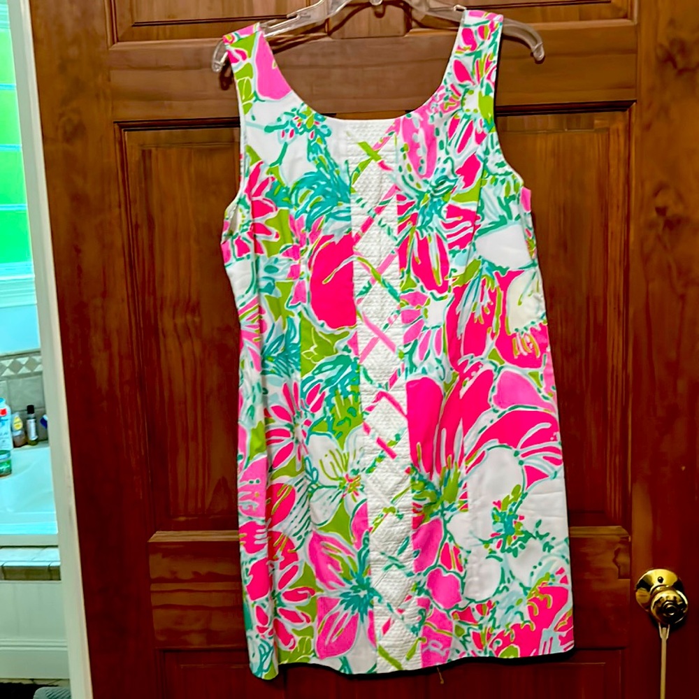 Lily Pulitzer Flamingo Pink Cathy Shift dress